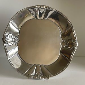 Arthur Court Fleur-De-Lis Salad Dessert Appetizer Plate